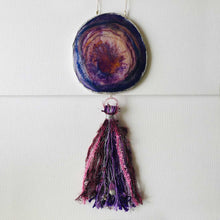 Load image into Gallery viewer, Grape Juice - Wall Hanging (With Semi precious Beads)