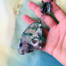 Load image into Gallery viewer, The Big Bang - Statement Pendant Necklace (With semi-precious crystals)