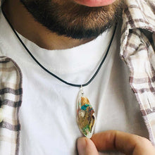 Load image into Gallery viewer, Wild Wanderings 2.0 - Unisex Abstract Pendant (92.5 Sterling Silver)