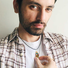 Load image into Gallery viewer, Wild Wanderings 2.0 - Unisex Abstract Pendant (92.5 Sterling Silver)