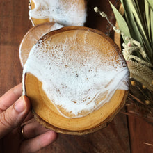 Load image into Gallery viewer, Water & Sand - Bark Edged Mango Wood Coasters (Set of 4)