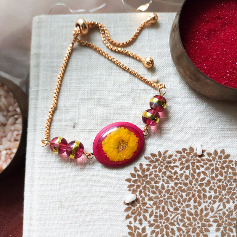 Laal Peela Sa - Sister Rakhi / Bracelet Style