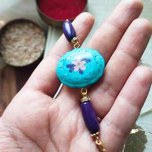 Neela Gulaabi Sa - Bhai Rakhi / Thread TIes