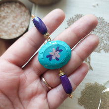Load image into Gallery viewer, Neela Gulaabi Sa - Bhai Rakhi / Thread TIes