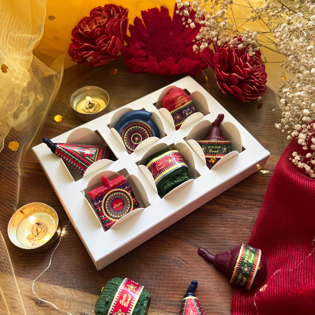 Full Pataakha - Soy Wax Melts Box (6 Assorted Shapes)