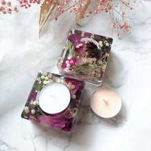 Load image into Gallery viewer, Mauve Square Tea Light Votive (Single Piece)