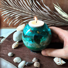 Load image into Gallery viewer, Carribean Blues - Ball Tea Light Votive (Compact)