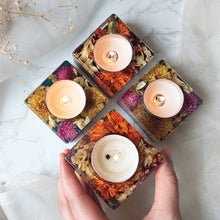 Load image into Gallery viewer, Vermillion Square Tea Light Votive (Single Piece)