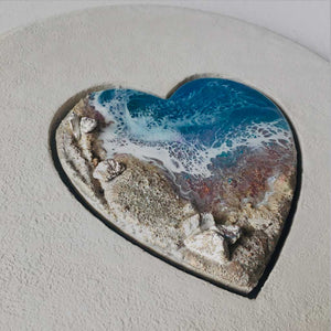 Where Heart Is... - Original Handpainted Framed Wallart