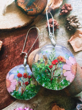 Load image into Gallery viewer, Morning Blossoms, Dried Flower Earrings - Spring Fiesta Reloaded