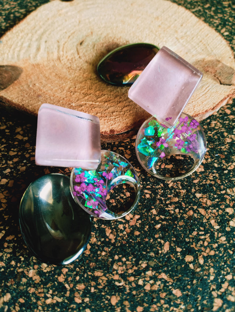Luscious Lilacs, Dried Flower Studs -  Spring Fiesta Reloaded