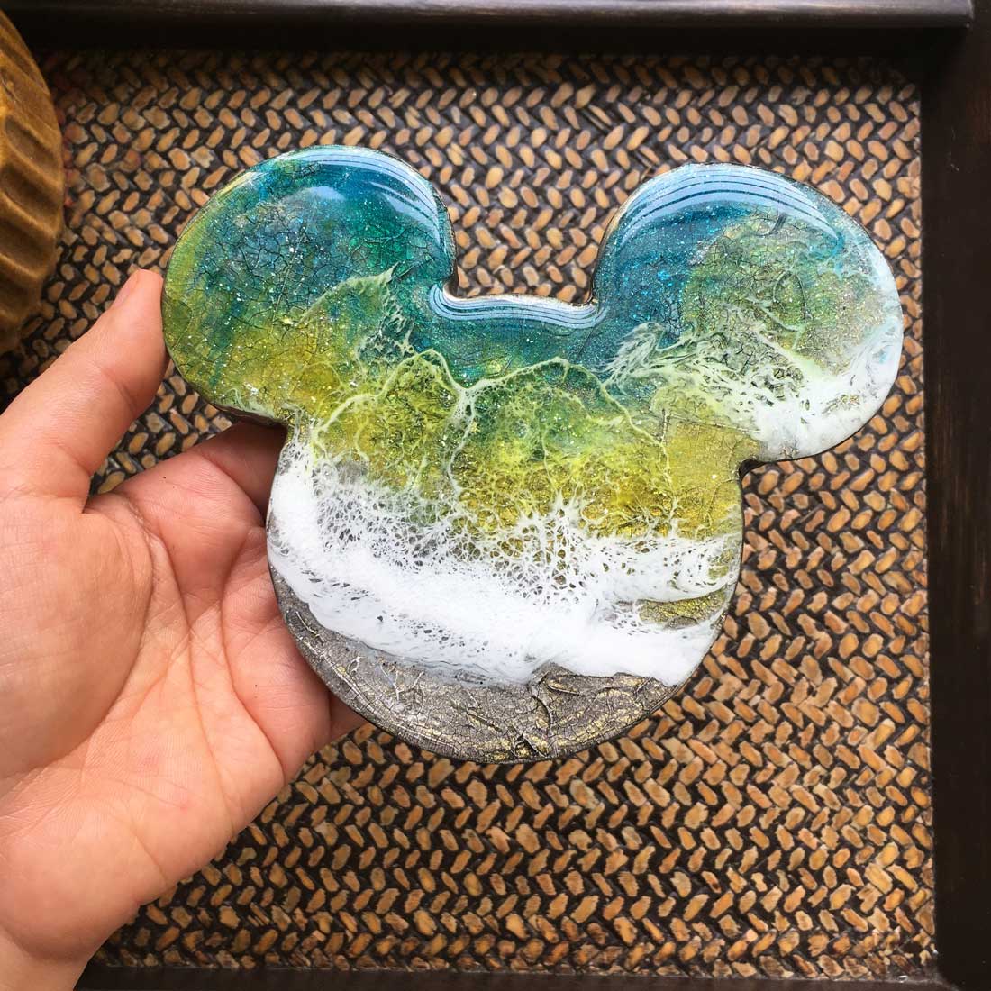 Mickey Mouse Resin Coasters
