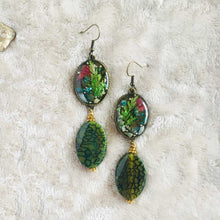 Load image into Gallery viewer, Green Flutter - Earrings, Vintage Archives Collection