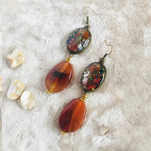 Load image into Gallery viewer, Vermillion Verses - Earrings, Vintage Archives Collection
