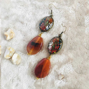 Vermillion Verses - Earrings, Vintage Archives Collection