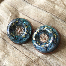 Load image into Gallery viewer, Sapphire Symphony- Statement Stud Earrings