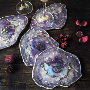 Violet Mist - Epoxy Cast Coasters (Set of 4)
