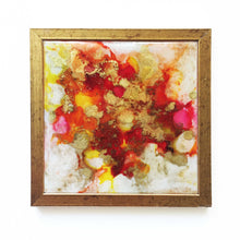 Load image into Gallery viewer, Crimson burst - Original Handpainted Ceramic Wallart