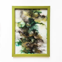 Load image into Gallery viewer, Emerald Effervescence - Original Handpainted Framed Wallart