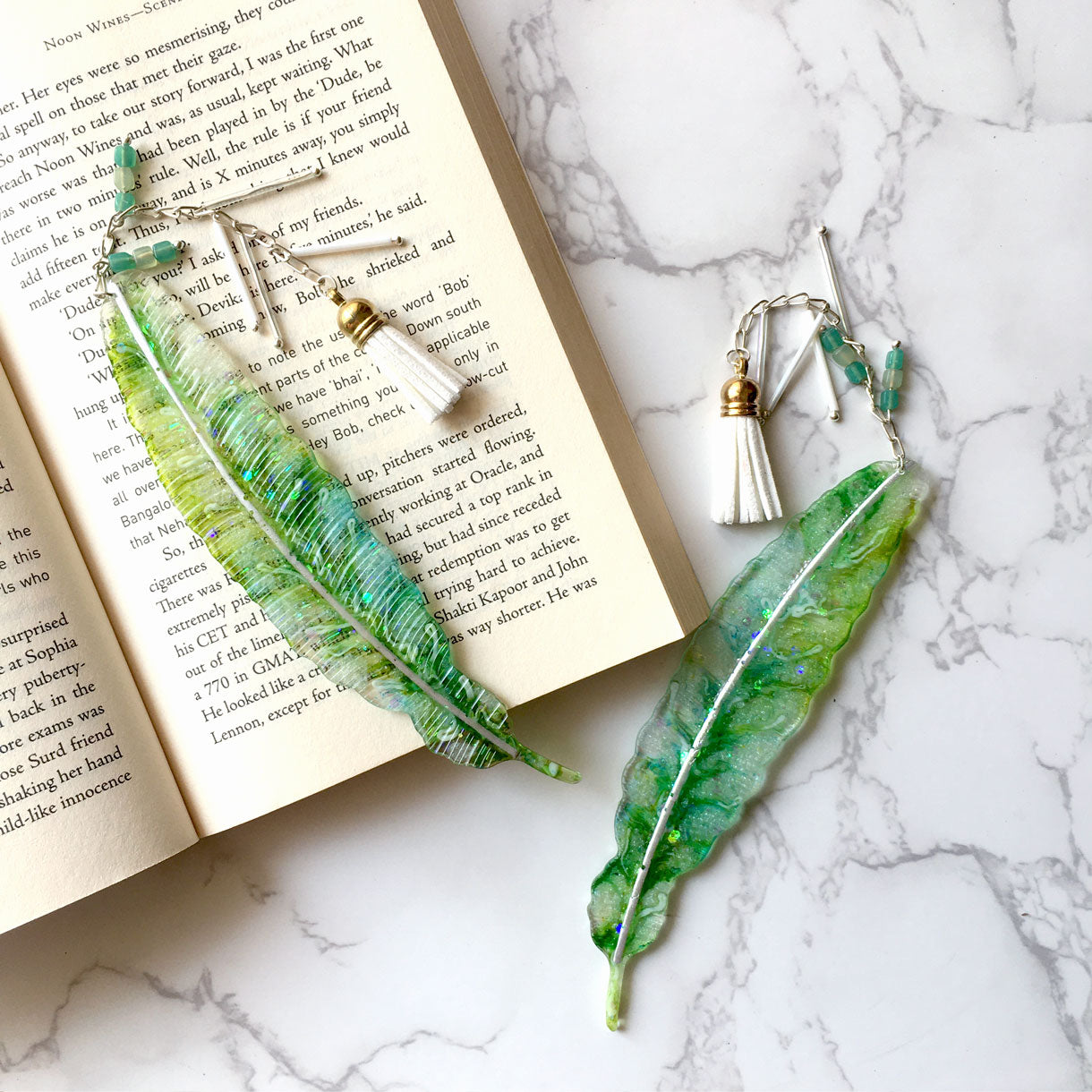 Quill Bookmark (Green)