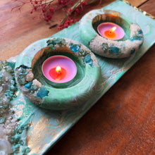 Load image into Gallery viewer, Jade Tea Light Votive Set