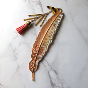Quill Bookmark (Apricot)