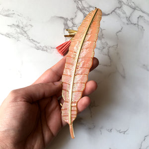 Quill Bookmark (Apricot)