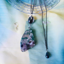Load image into Gallery viewer, The Big Bang - Statement Pendant Necklace (With semi-precious crystals)