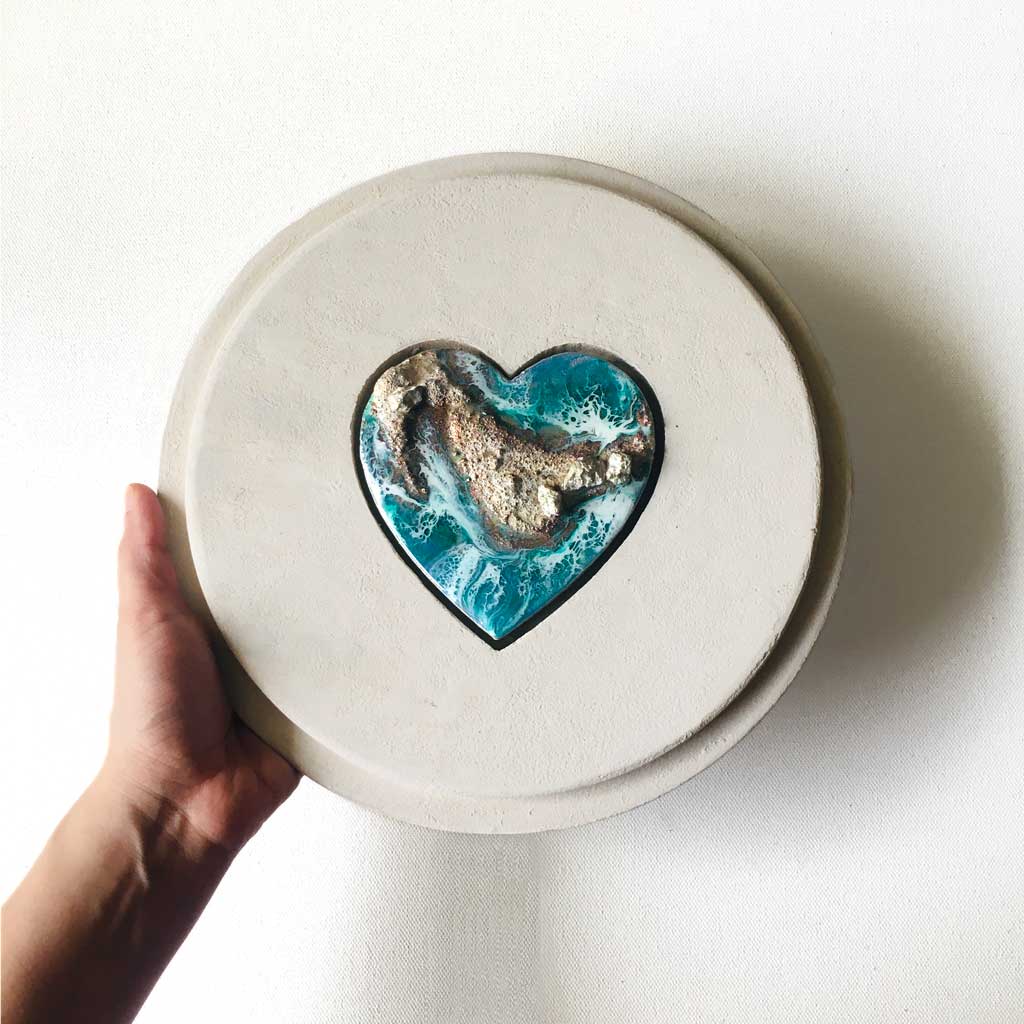 A Boundless Heart - Original Handpainted Framed Wallart